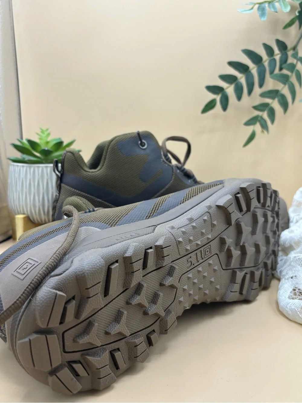 5.11 Tactical Men's Tactical Boots in Olive/Gray